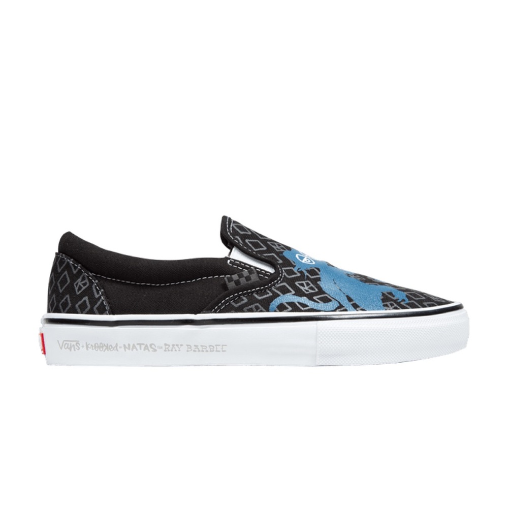 Vans Men’s Skate Slip-On Krooked By Natas For Ray Barbee sneakers - Picture 2 of 16